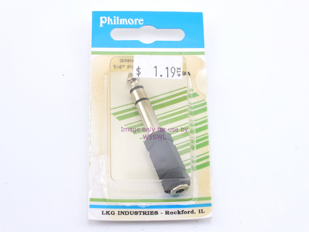 Philmore 559A Stereo Adaptor 1/4" Plug/3.5mm Jack (bin34) - Dave's Hobby Shop by W5SWL