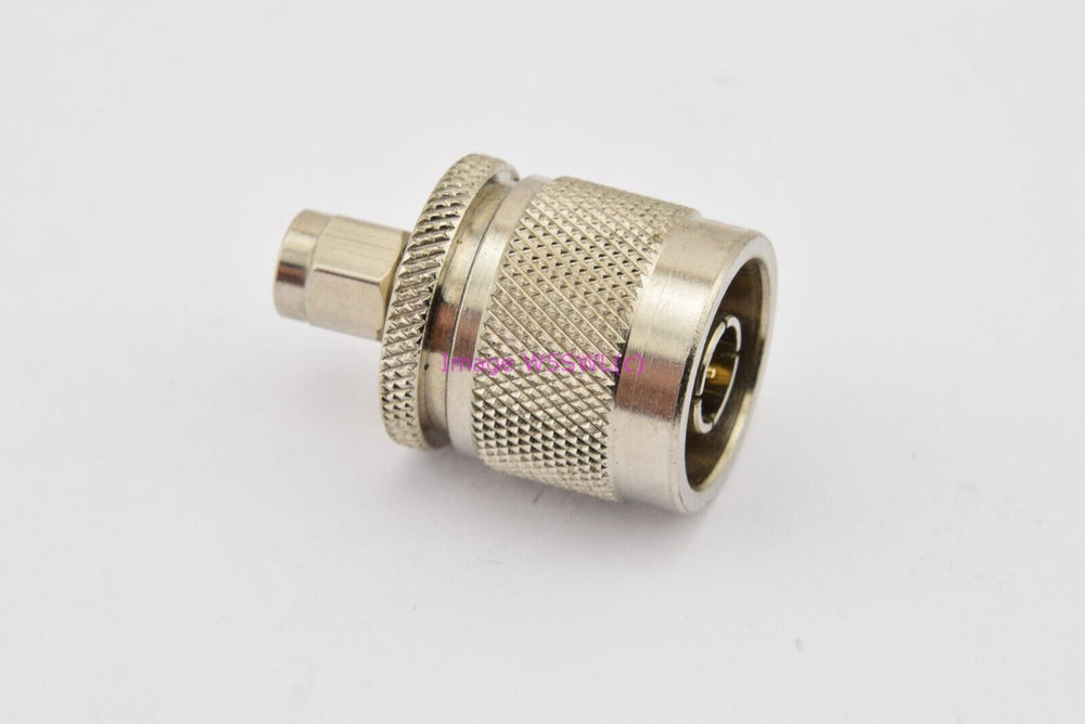 N Male to SMA Male RF Connector Adapter (bin72) - Dave's Hobby Shop by W5SWL