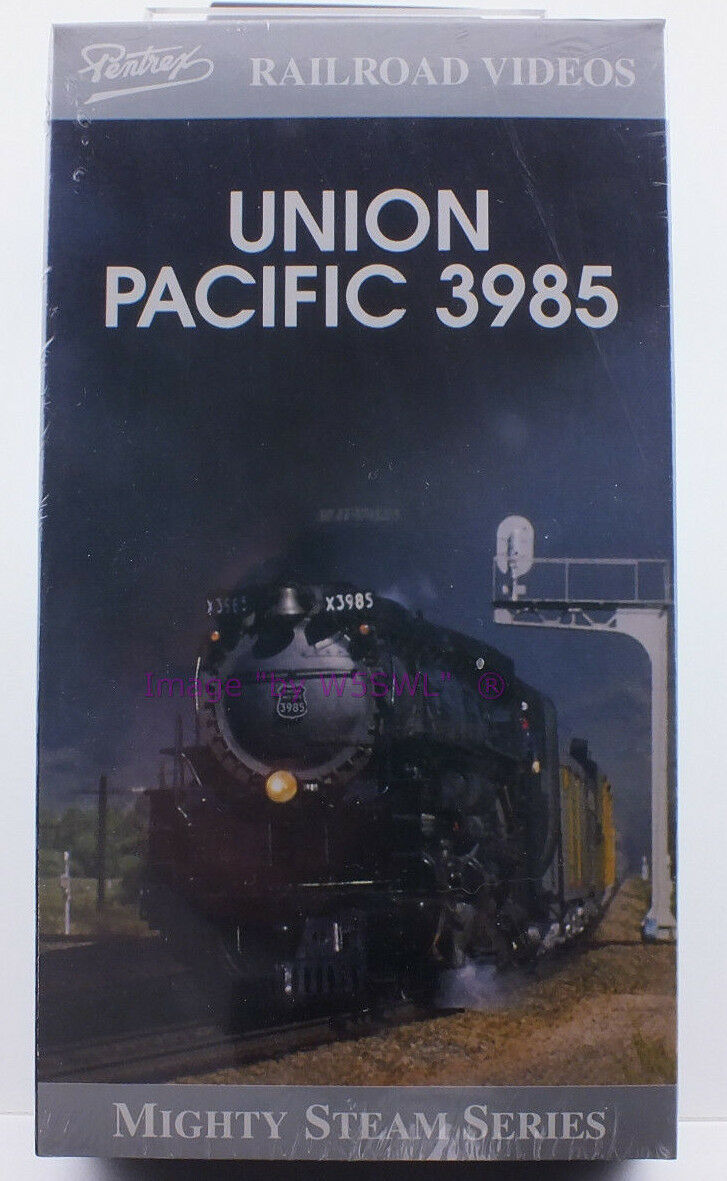 New Sealed VHS RailRoad Video Tape - Union Pacific 3985 Mighty Steam Series - Dave's Hobby Shop by W5SWL