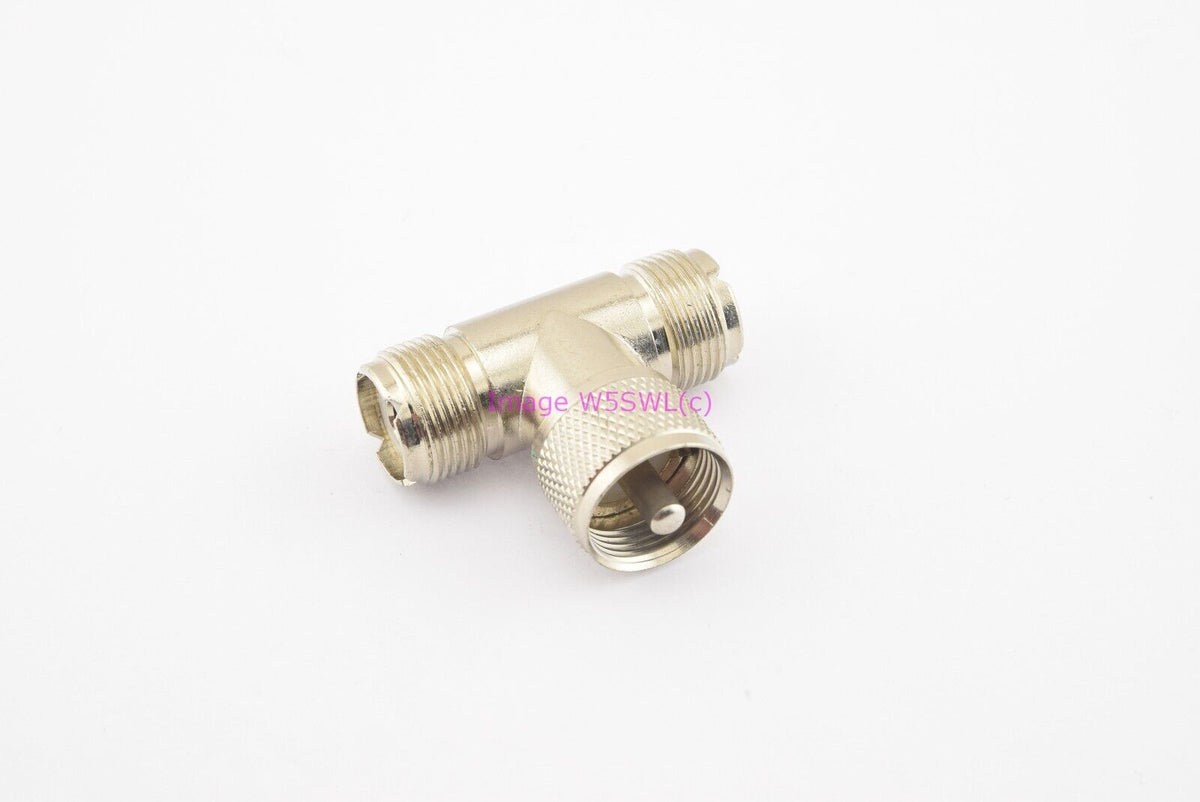 UHF Male to UHF Female TEE RF Connector Adapter (bin9562) - Dave's Hobby Shop by W5SWL