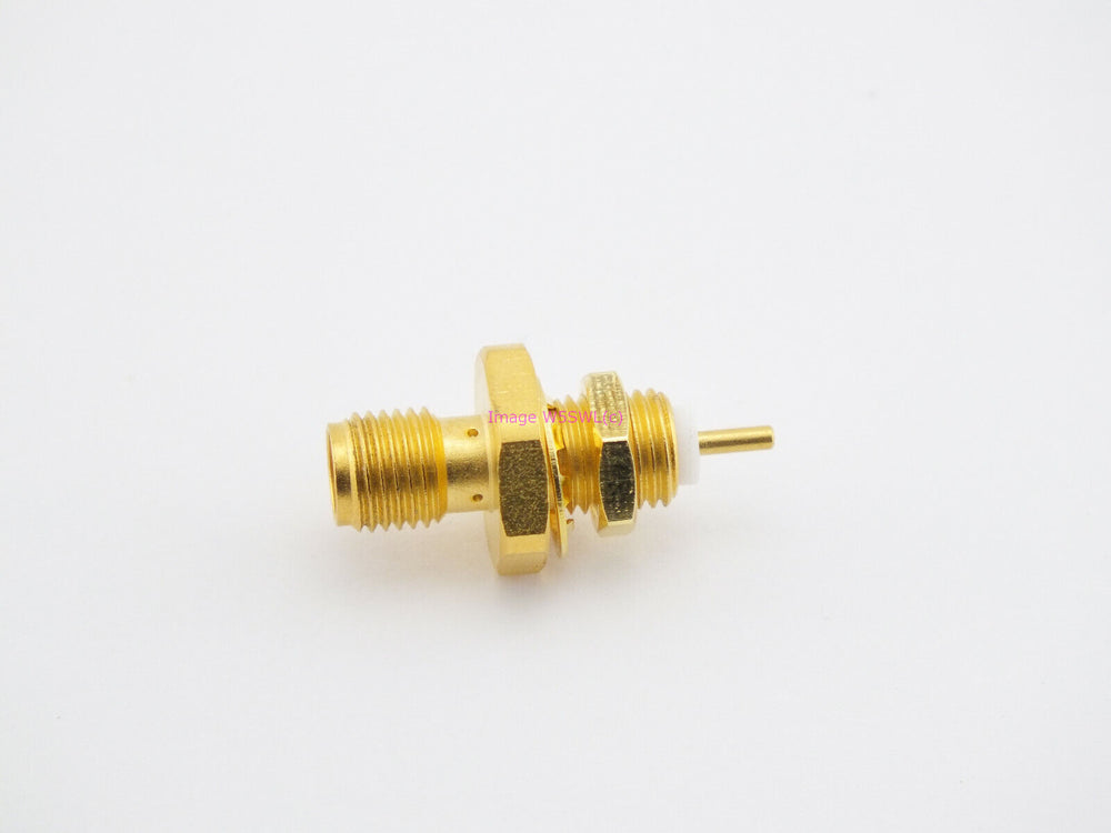 SMA Female Bulkhead Connector (bin9) - Dave's Hobby Shop by W5SWL