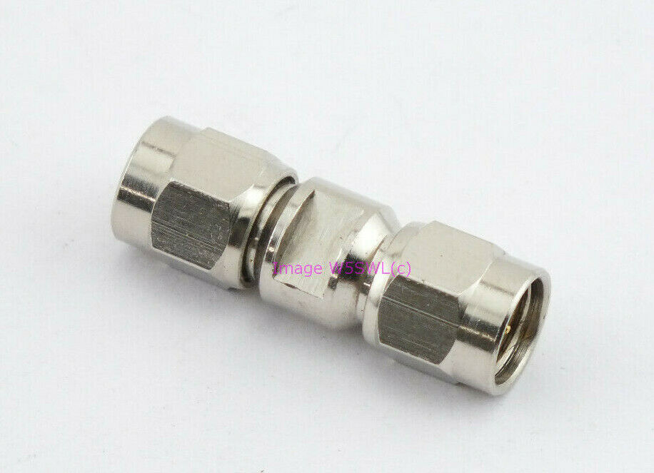 SMA Male to SMA Male Coax Connector Adapter (bin40) - Dave's Hobby Shop by W5SWL