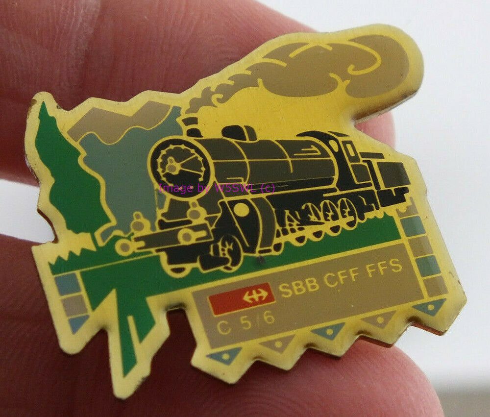 Swiss Federal Railways SBB CFF FFS Lapel or Hat Pin Vintage Rare - Dave's Hobby Shop by W5SWL