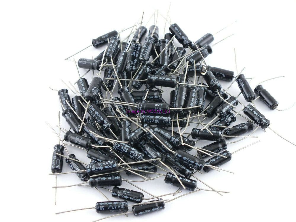 LOT .47mfd 50V Caps Capacitors From a Ham Estate - Dave's Hobby Shop by W5SWL