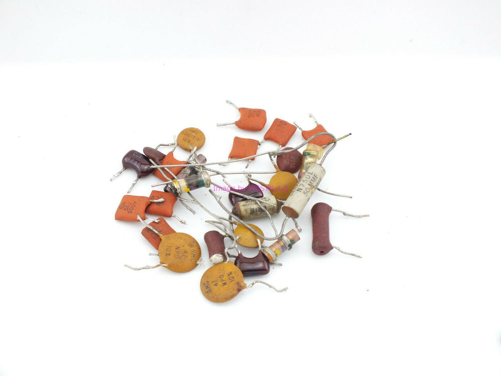 50pF Assorted Caps Capacitors From a Ham Estate LOT (bin49) - Dave's Hobby Shop by W5SWL