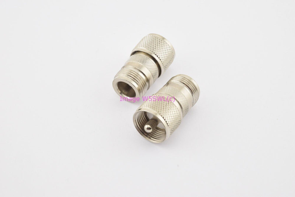 UHF Male to N Female RF Connector Adapter  (bin9613) - Dave's Hobby Shop by W5SWL