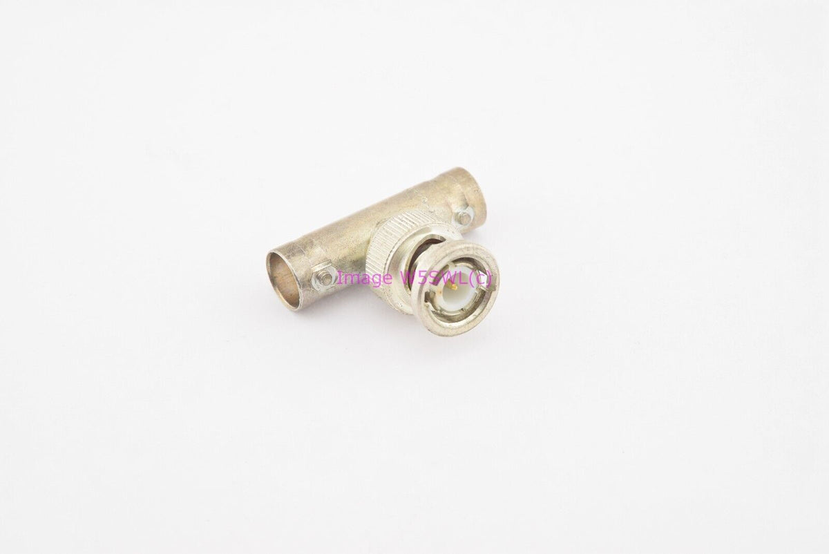 BNC Male to BNC Female TEE Silver Plated RF Connector Adapter (bin9554) - Dave's Hobby Shop by W5SWL