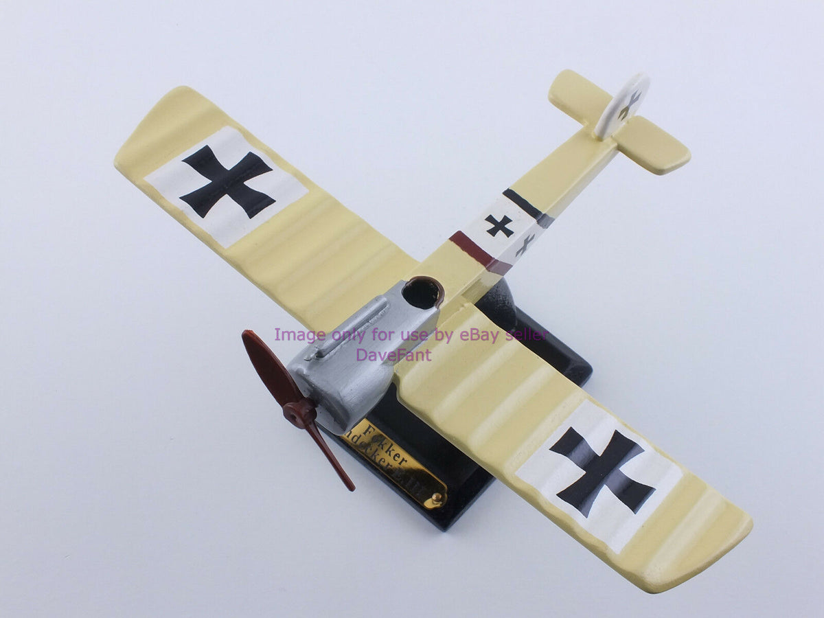 Fokker Eindecker E.III Airplane Wood Display Model - New - Dave's Hobby Shop by W5SWL