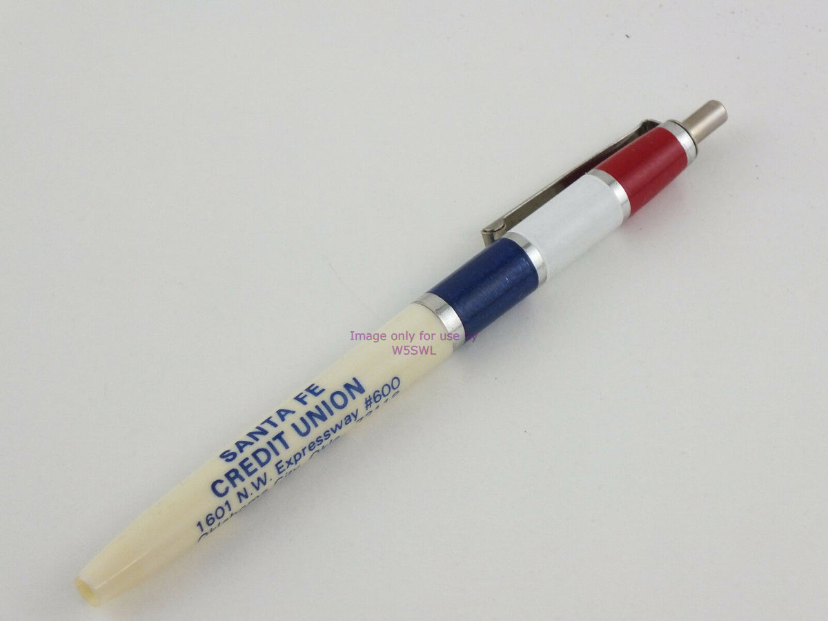 Santa Fe Railroad Credit Union Ink Pen Oklahoma City (bin7) - Dave's Hobby Shop by W5SWL