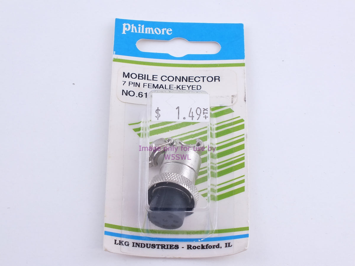 Philmore 61-607 Mobile Connector 7 Pin Female-Keyed (bin107) - Dave's Hobby Shop by W5SWL
