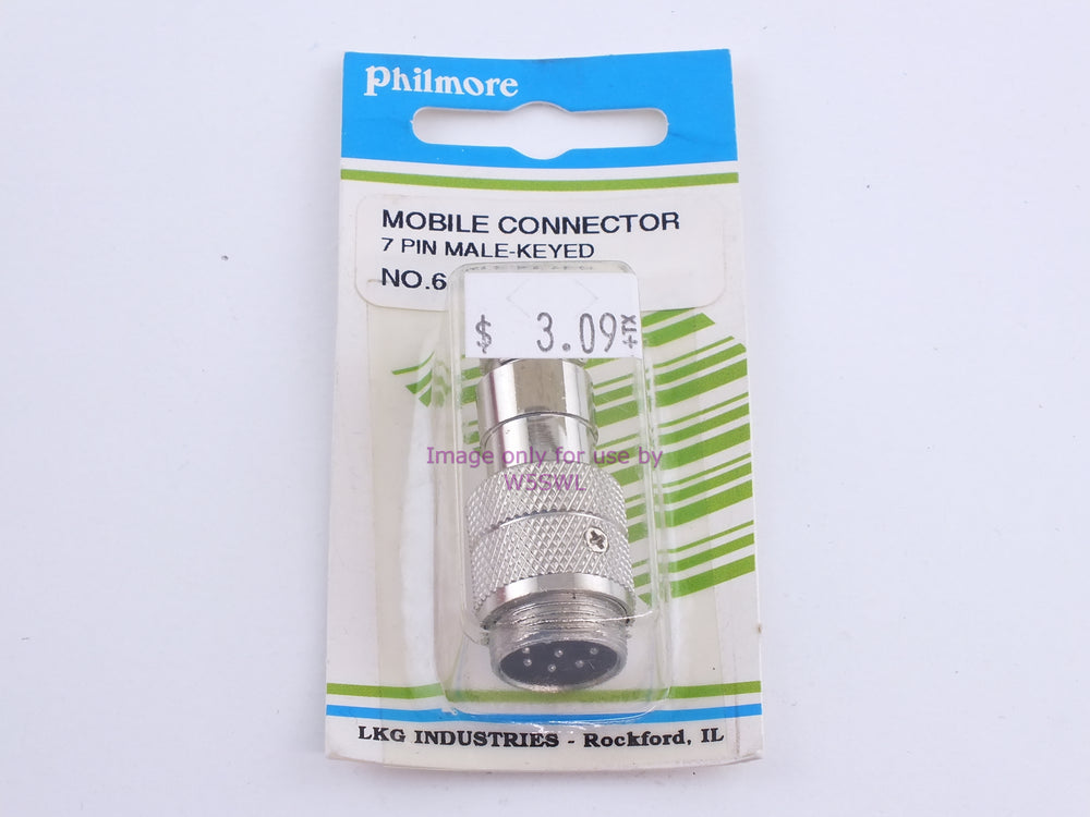 Philmore 61-637 Mobile Connector 7 Pin Male-Keyed (bin107) - Dave's Hobby Shop by W5SWL