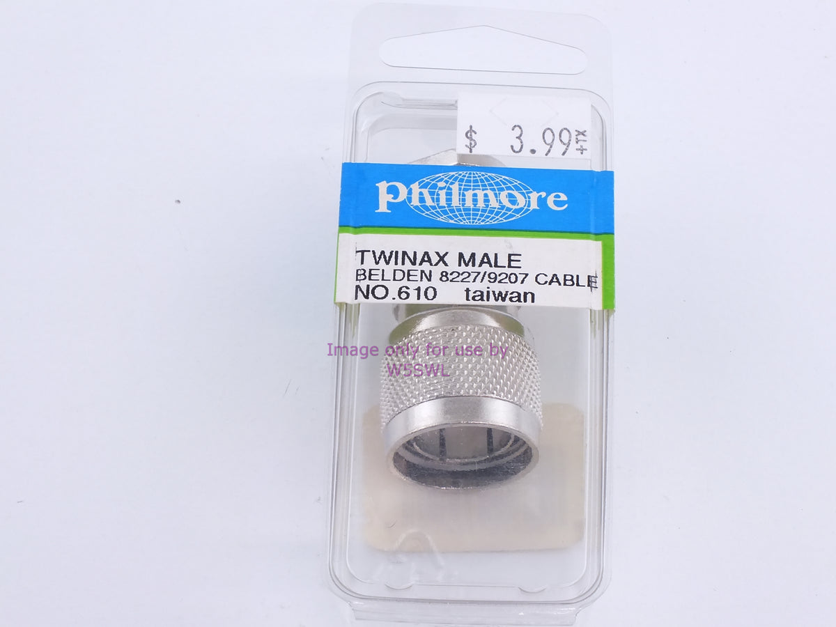 Philmore 610 Twinax Male Belden 8227/9207 Cable (bin85) - Dave's Hobby Shop by W5SWL