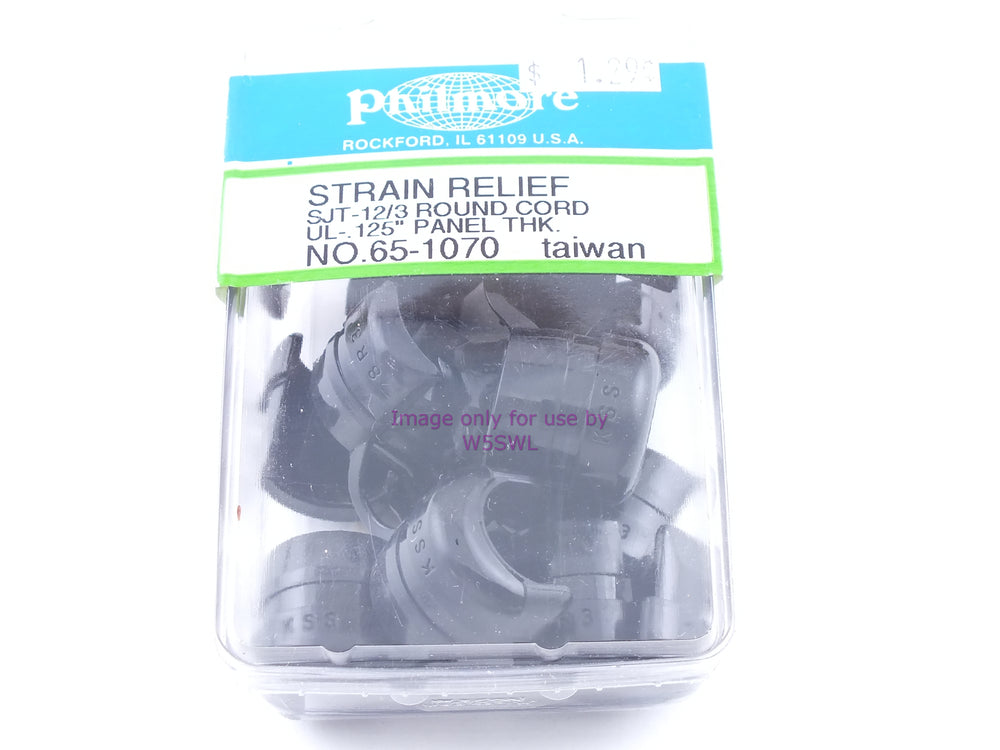 Philmore 65-1070 Strain Relief SJT-12/3 Round Cord UL .125" Panel Thickness (bin6) - Dave's Hobby Shop by W5SWL