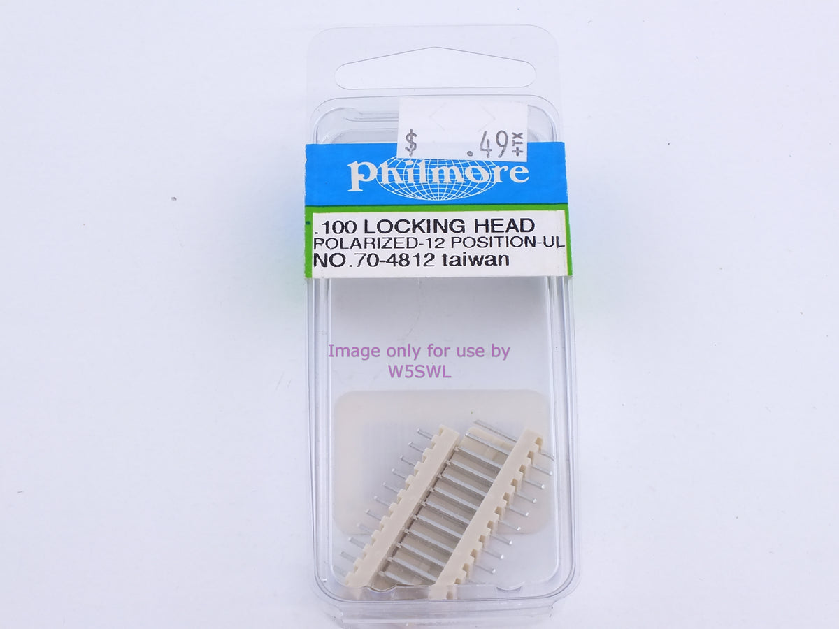 Philmore 70-4812 .100 Locking Head Polarized-12 Position UL (bin111) - Dave's Hobby Shop by W5SWL