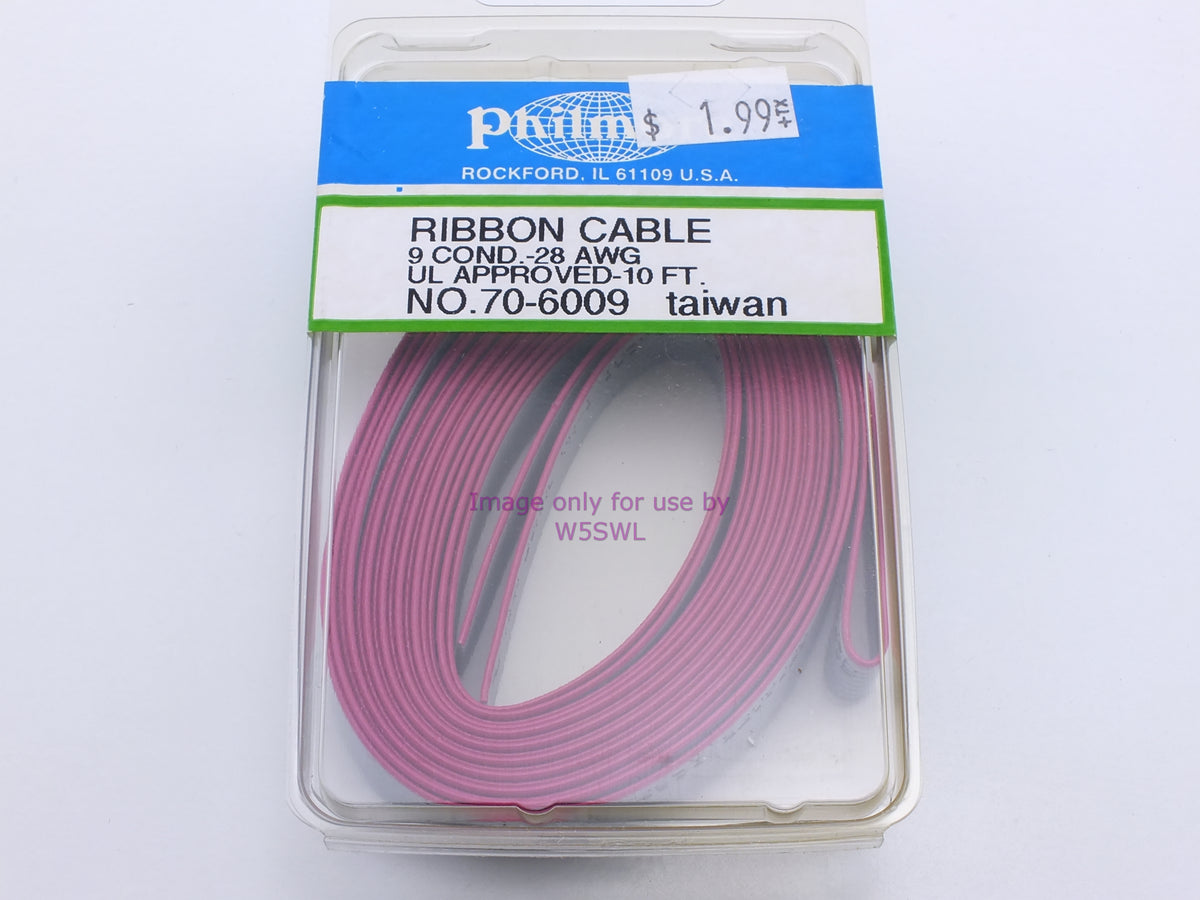 Philmore 70-6009 Ribbon Cable 9 Conductor-28AWG U.L. Approved-10Ft (bin37) - Dave's Hobby Shop by W5SWL