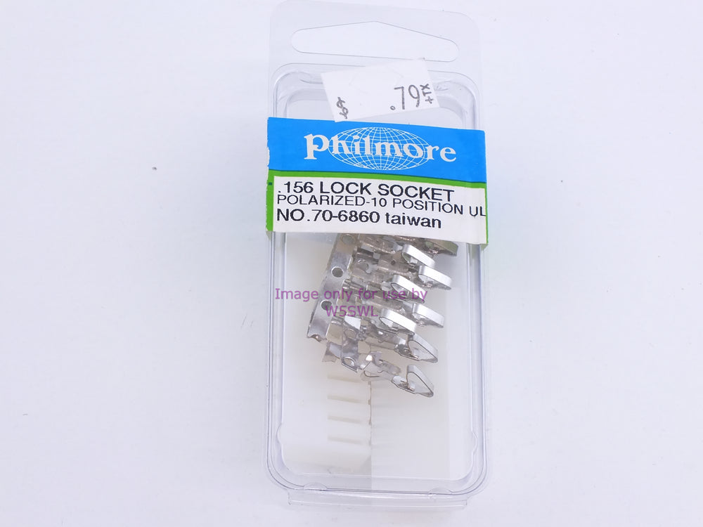 Philmore 70-6860 .156 Lock Socket Polarized-10 Position UL (bin111) - Dave's Hobby Shop by W5SWL