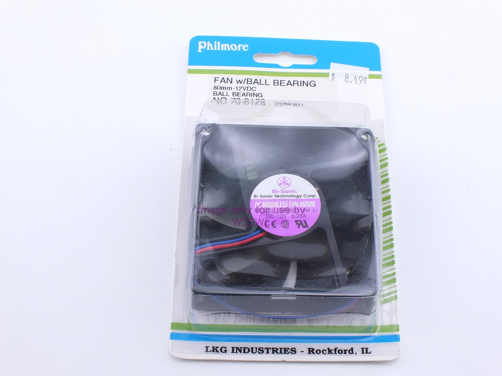 Philmore 70-8128 Fan with Ball Bearing 80mm 12VDC (Bin71) - Dave's Hobby Shop by W5SWL