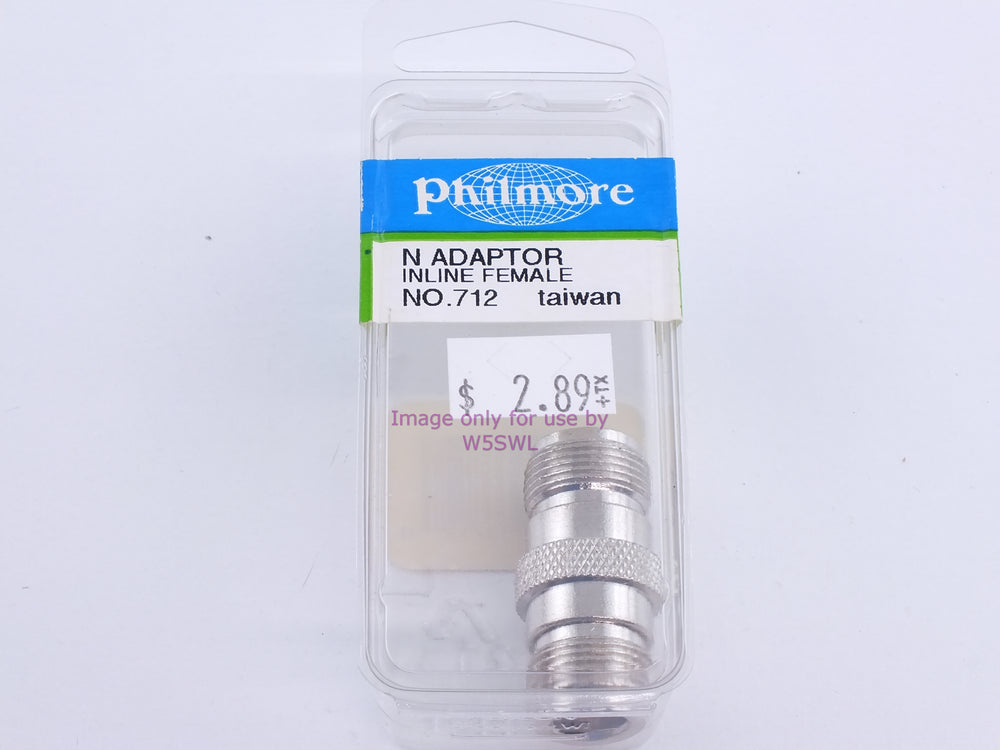 Philmore 712 N Adaptor Inline Female (bin106) - Dave's Hobby Shop by W5SWL