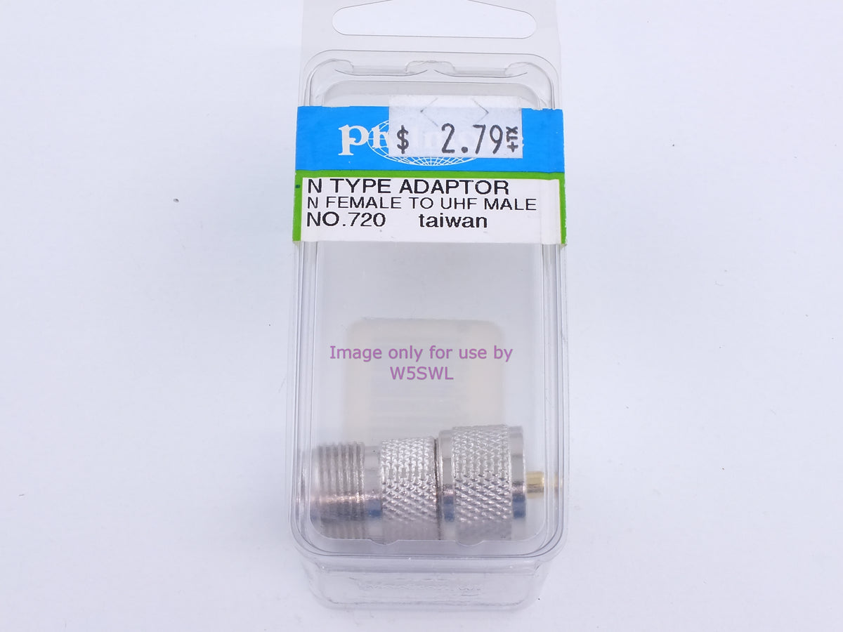 Philmore 720 N Type Adaptor N Female/UHF Male (bin102) - Dave's Hobby Shop by W5SWL