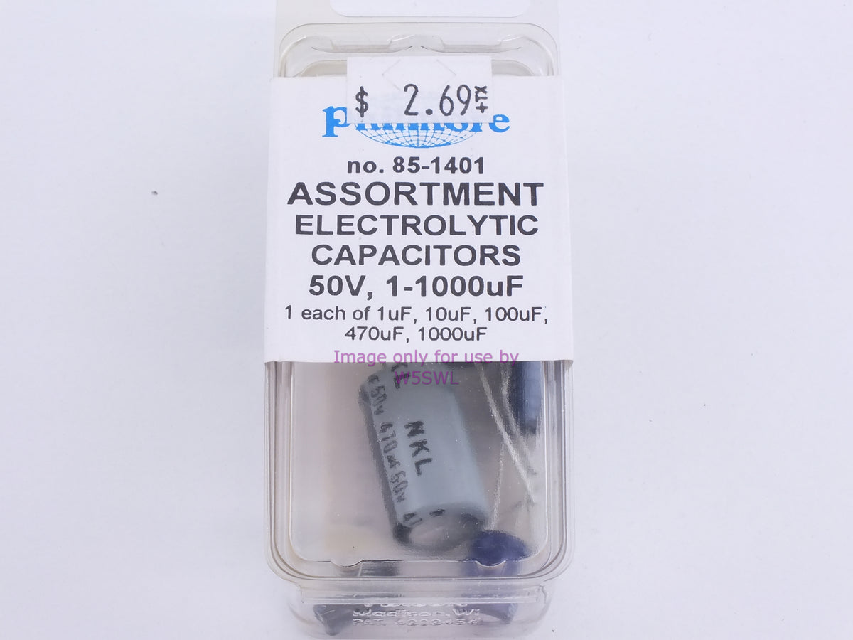 Philmore 85-1401 Assortment Electrolytic Capacitors 50V, 1-1000uF (bin67) - Dave's Hobby Shop by W5SWL