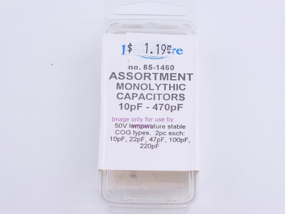 Philmore 85-1460 Assortment Monolythic Capacitors 10pF-470pF (bin81) - Dave's Hobby Shop by W5SWL