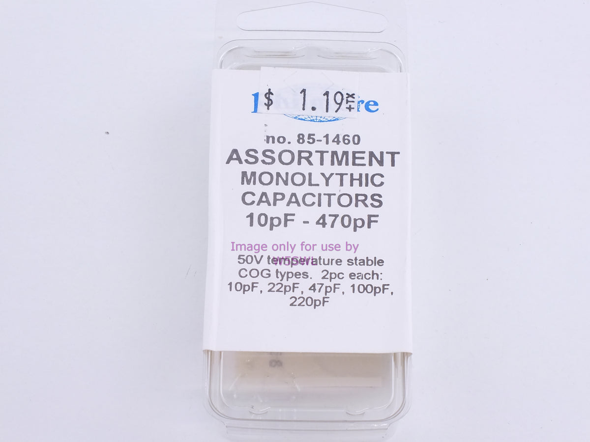 Philmore 85-1460 Assortment Monolythic Capacitors 10pF-470pF (bin81) - Dave's Hobby Shop by W5SWL