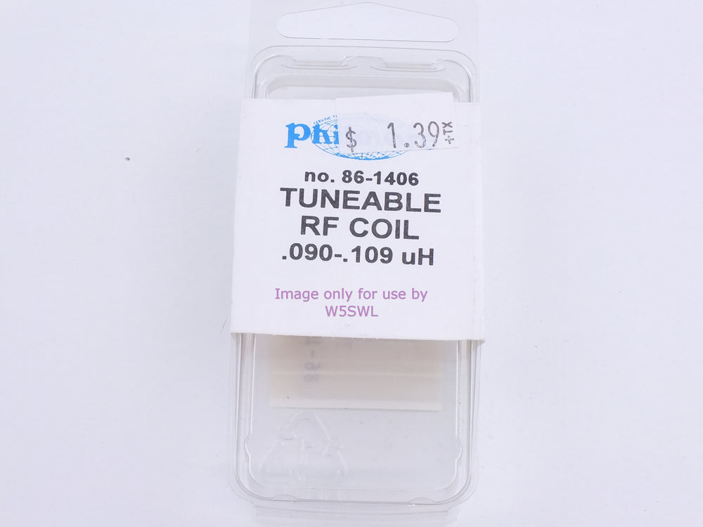 Philmore 86-1406 Tuneable RF Coil .090-.109 uH (bin81) - Dave's Hobby Shop by W5SWL