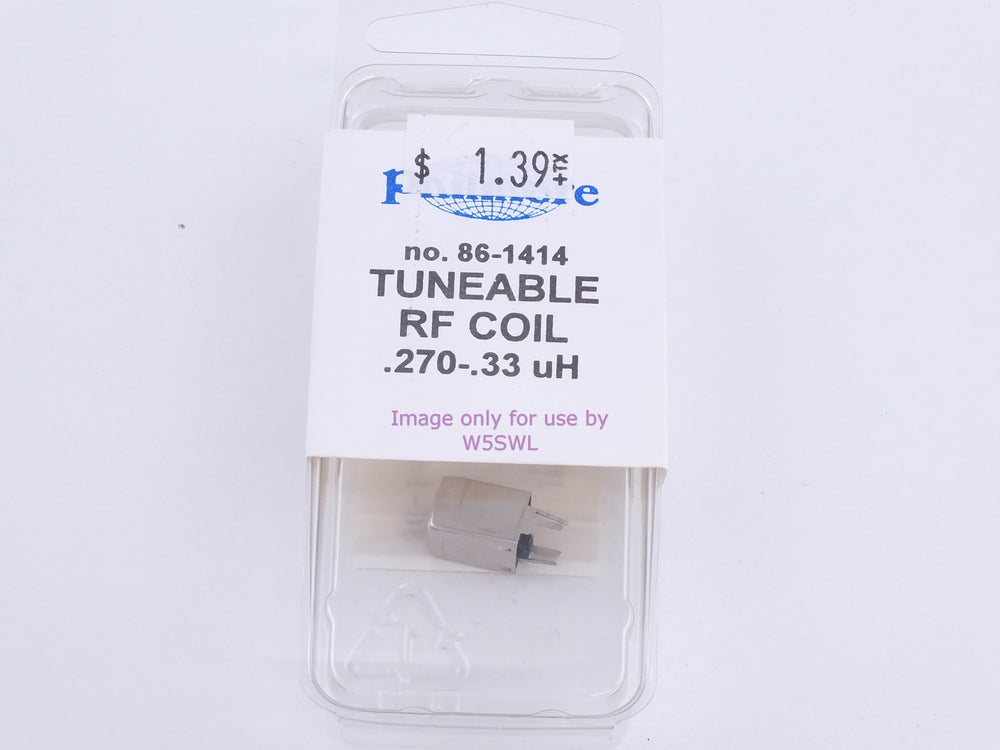 Philmore 86-1414 Tuneable RF Coil .270-.33 uH (bin82) - Dave's Hobby Shop by W5SWL