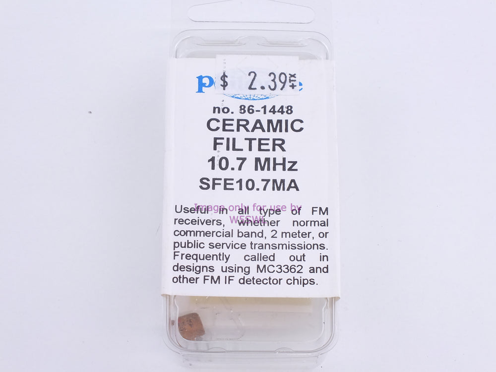 Philmore 86-1448 Ceramic Filter 10.7 MHz SFE107MA (bin69) - Dave's Hobby Shop by W5SWL