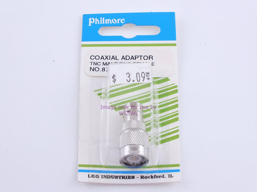 Philmore 876 Coaxial Adaptor TNC Male/BNC Female (bin103) - Dave's Hobby Shop by W5SWL