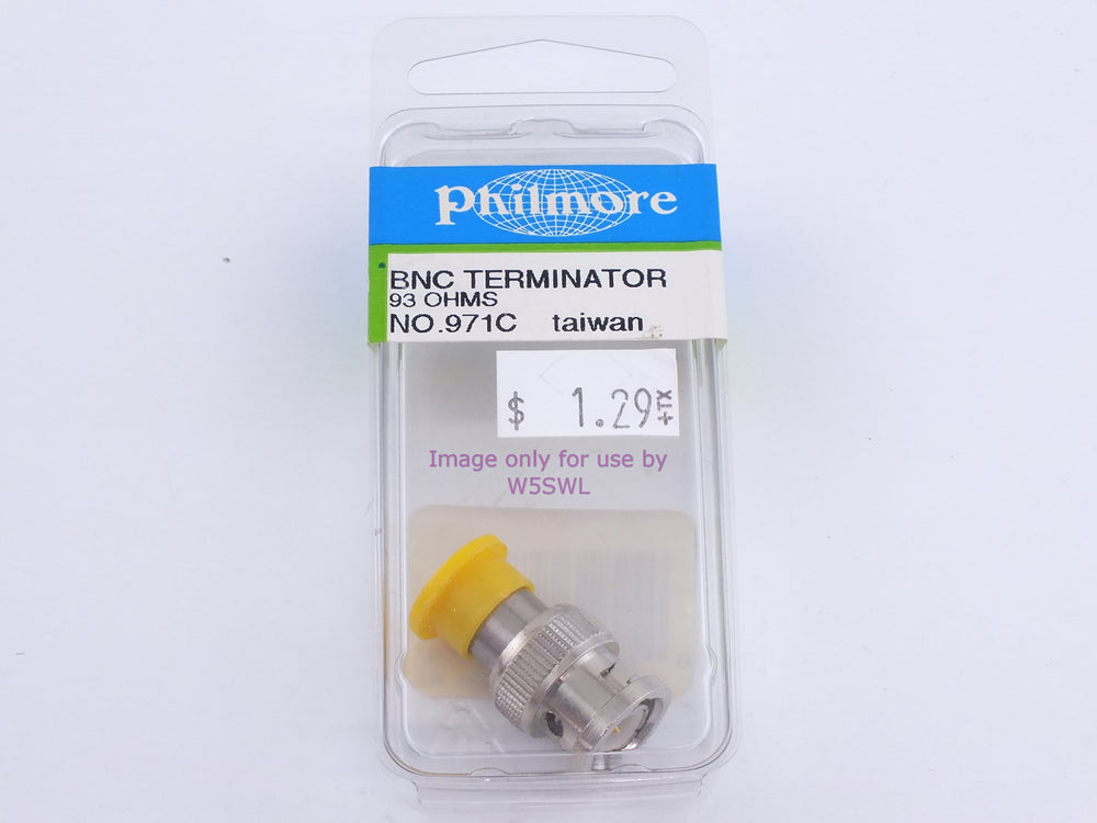 Philmore 971C BNC Terminator 93 Ohms (Bin85) - Dave's Hobby Shop by W5SWL