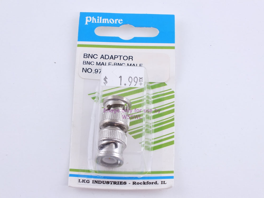 Philmore 976 BNC Adaptor BNC Male-BNC Male (bin106) - Dave's Hobby Shop by W5SWL