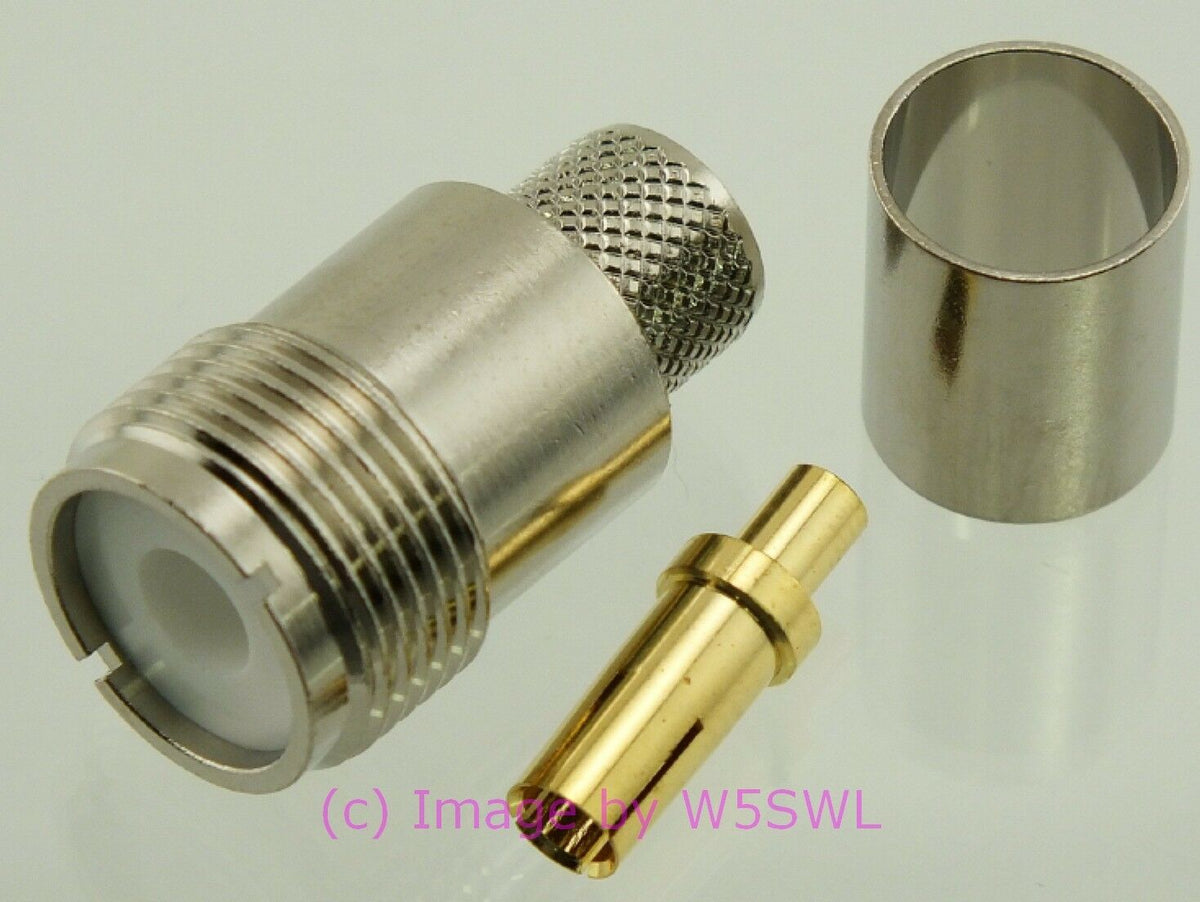 W5SWL UHF Female Coax Connector RG-8 RG-213 LMR-400 Crimp - Dave's Hobby Shop by W5SWL