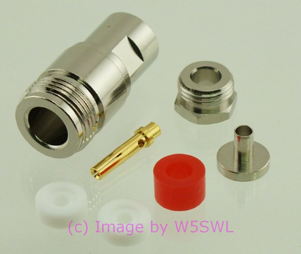 W5SWL Brand N Female Coax Connector RG-58/U 2-Pack - Dave's Hobby Shop by W5SWL