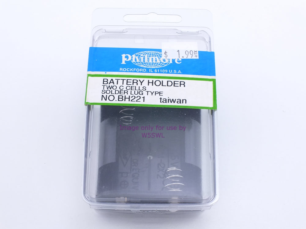 Philmore BH221 Battery Holder 2 C Cells Solder Lug Type (bin90) - Dave's Hobby Shop by W5SWL