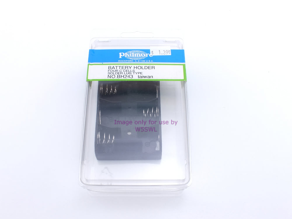 Philmore BH243 Battery Holder 4 C Cells Solder Lug Type (bin92) - Dave's Hobby Shop by W5SWL