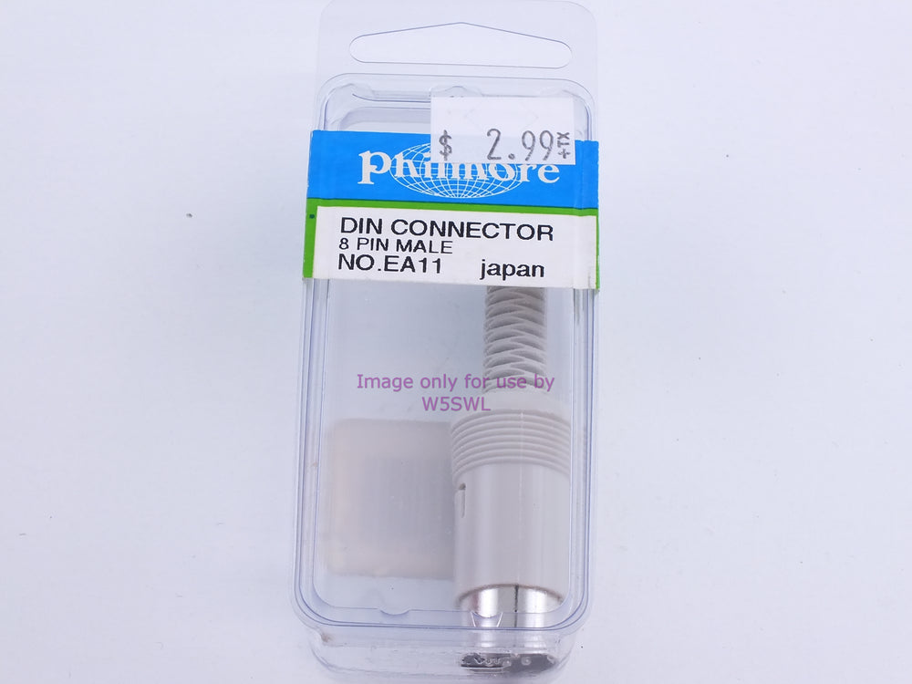 Philmore EA11 DIN Connector 8 Pin Male (bin108) - Dave's Hobby Shop by W5SWL