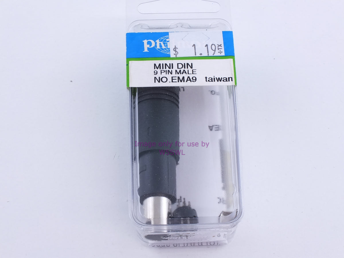 Philmore EMA9 Mini DIN 9 Pin Male (bin109) - Dave's Hobby Shop by W5SWL