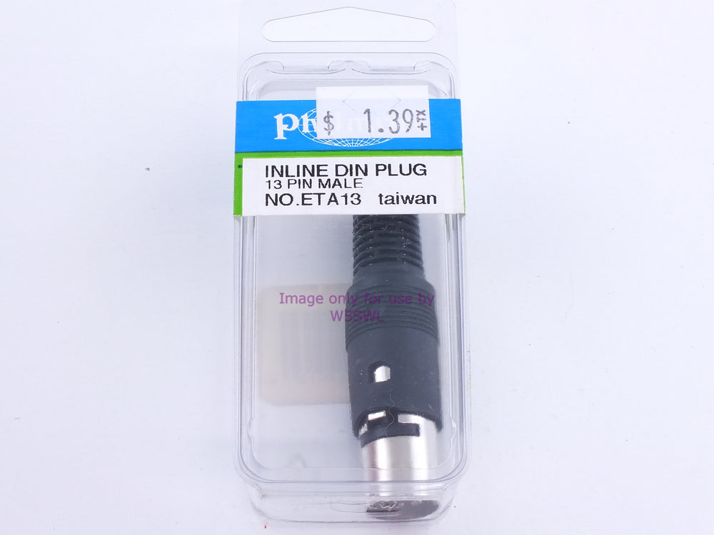 Philmore ETA13 Inline DIN Plug 13 Pin Male (bin110) - Dave's Hobby Shop by W5SWL