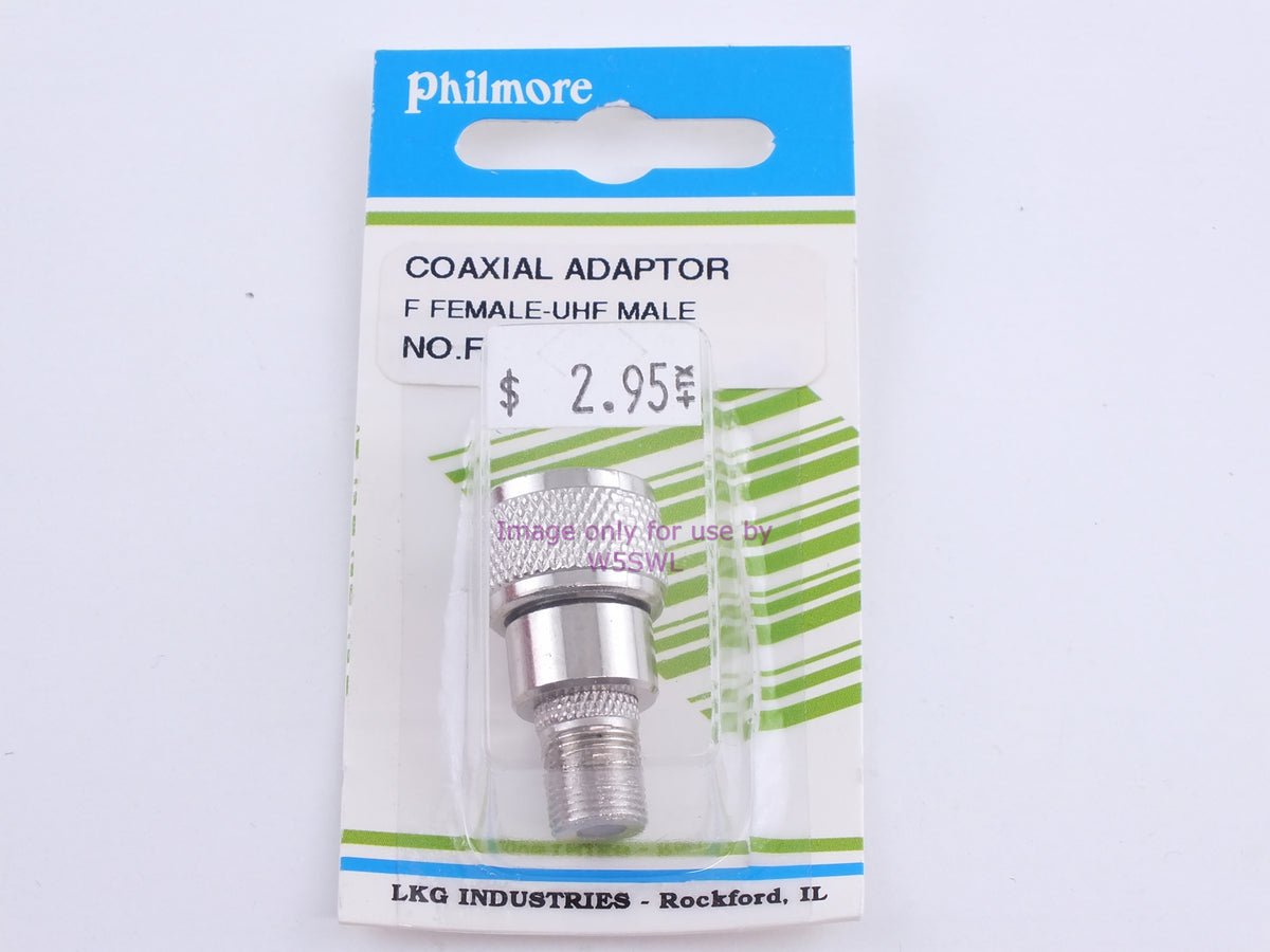 Philmore FC71 Coaxial Adaptor F Female-UHF Male (bin103) - Dave's Hobby Shop by W5SWL