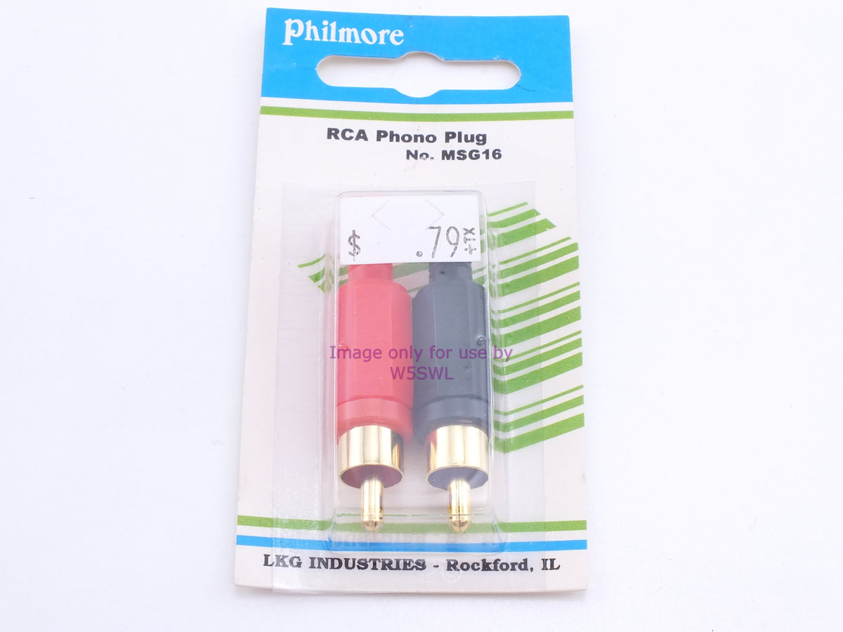 Philmore MSG16 RCA Phono Plug (bin43) - Dave's Hobby Shop by W5SWL