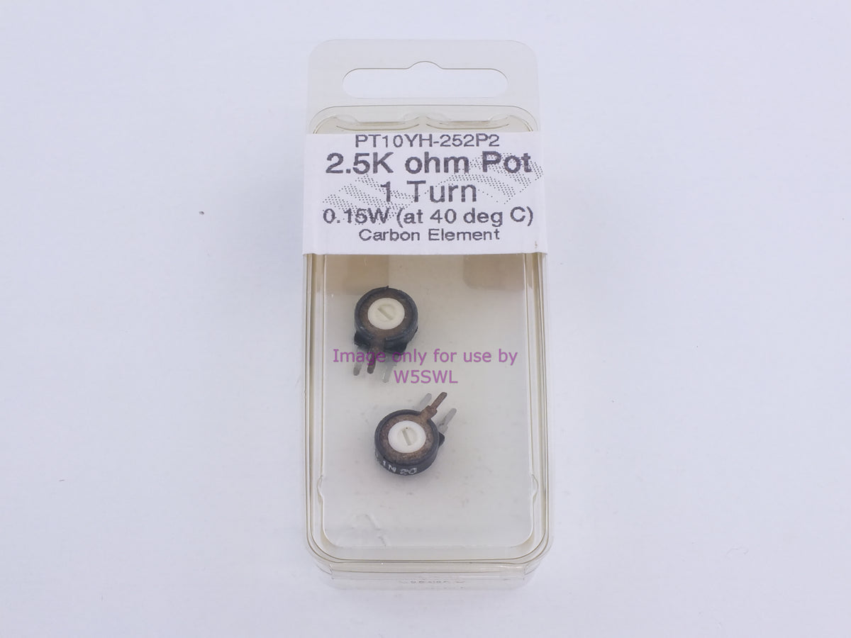 2.5K Ohm Vertical Potentiometer (bin114) - Dave's Hobby Shop by W5SWL