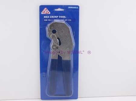 RG-11 Crimp Tool for TV Cable Fittings - Dave's Hobby Shop by W5SWL